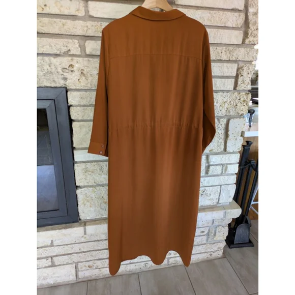 Women's Warehouse Dress Size 18 Brown - Picture 4 of 4